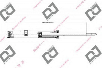 DJ PARTS ds1075hs -  Амортизатор